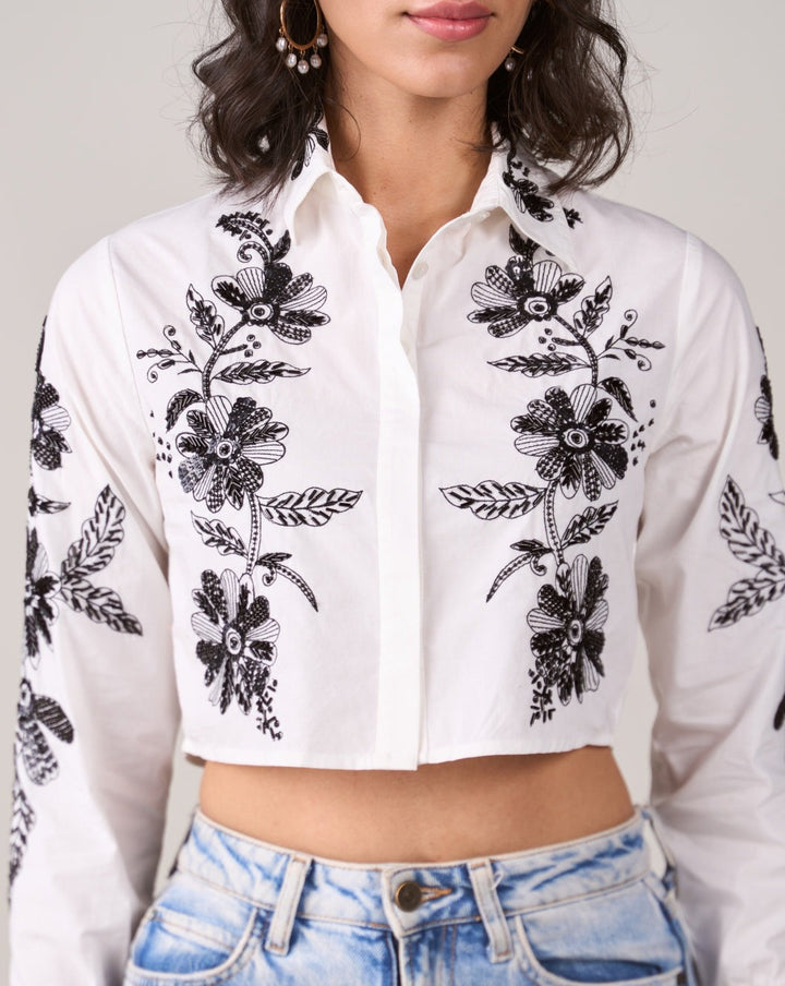 Tushita Mehta In Our Lauren Embellished Shirt