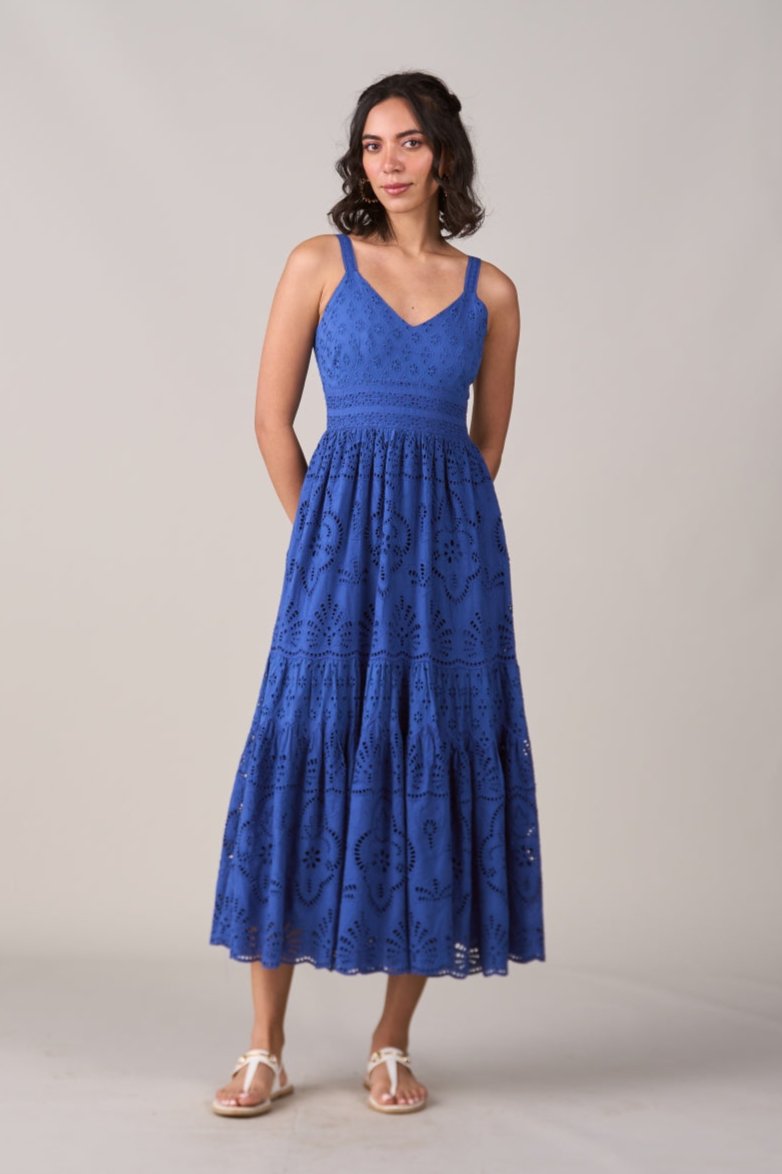 Tushita Mehta In Our Ellie Schiffli Dress