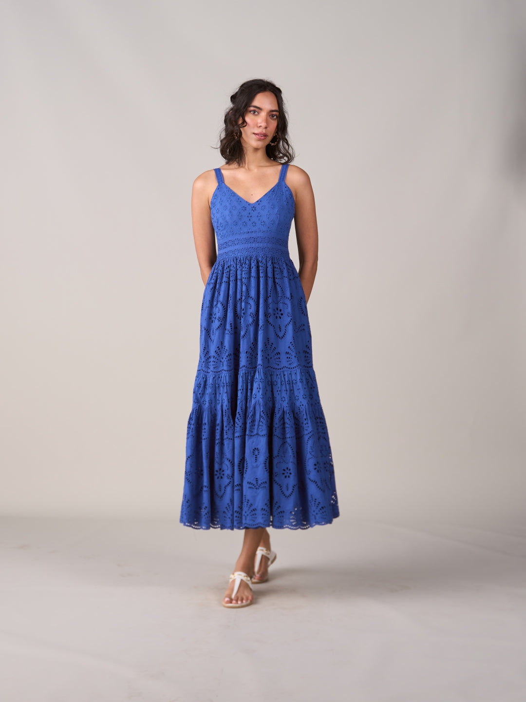 Tushita Mehta In Our Ellie Schiffli Dress