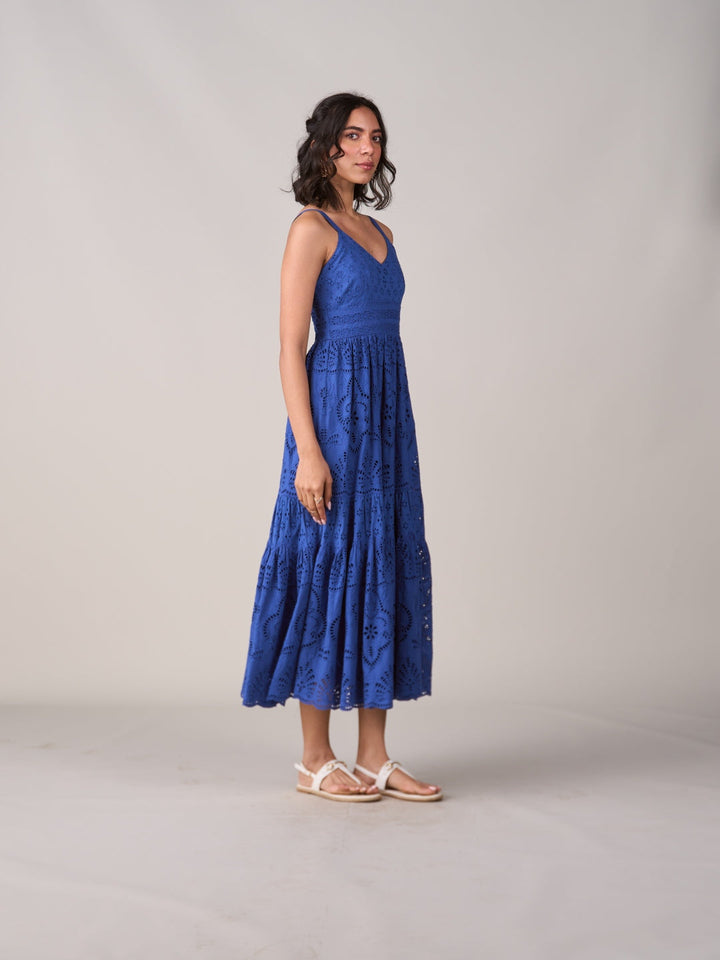 Tushita Mehta In Our Ellie Schiffli Dress
