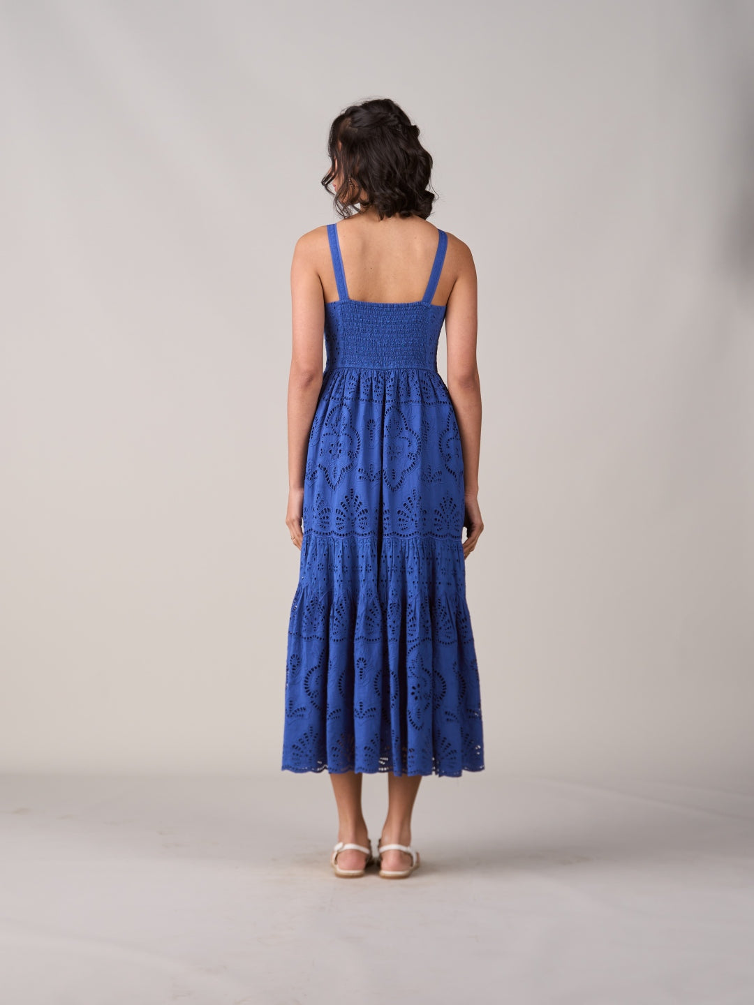 Tushita Mehta In Our Ellie Schiffli Dress