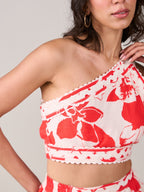 Sanjan Batra In Our Lina One Shoulder Top