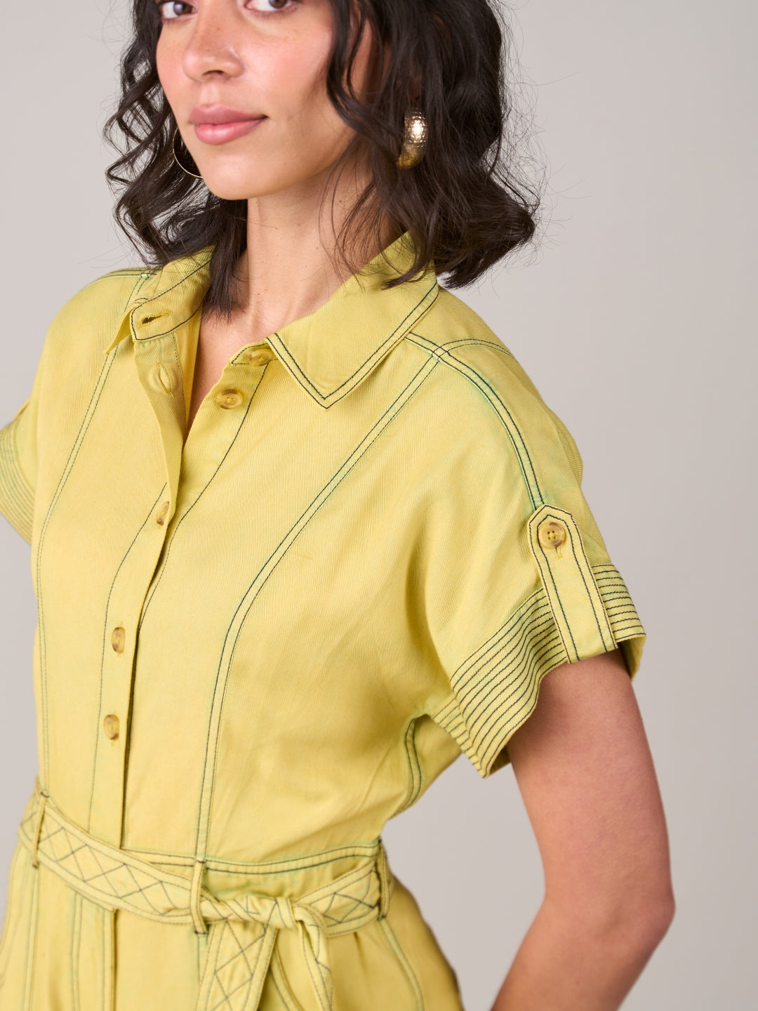 Vaishali Jain In Our Adele Lime Jumpsuit