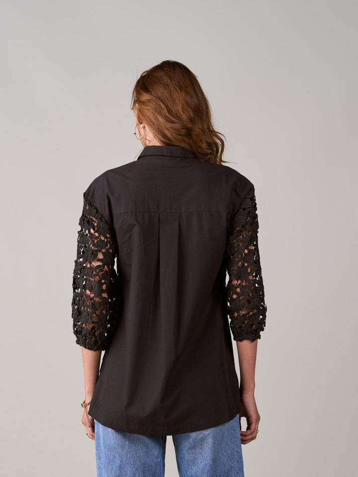 Deepika Ghose In Our Amber Black Blouse