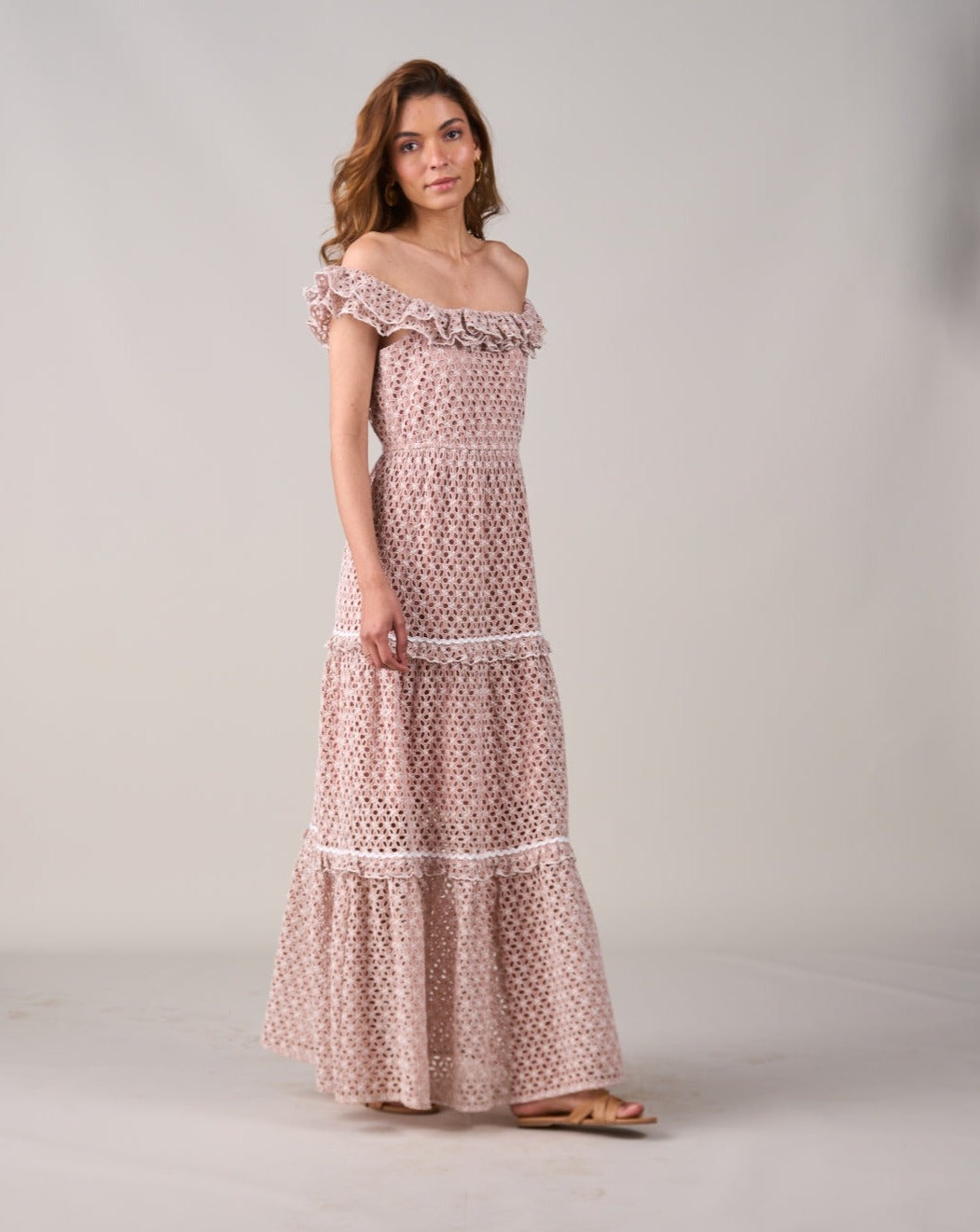 Tushita Mehta In Our Elsa Schiffli Dress