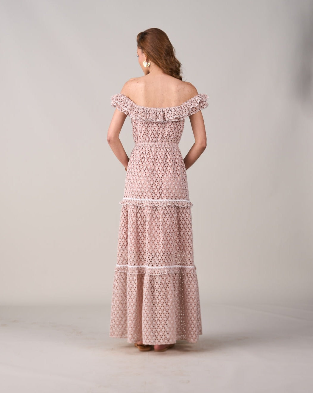 Tushita Mehta In Our Elsa Schiffli Dress