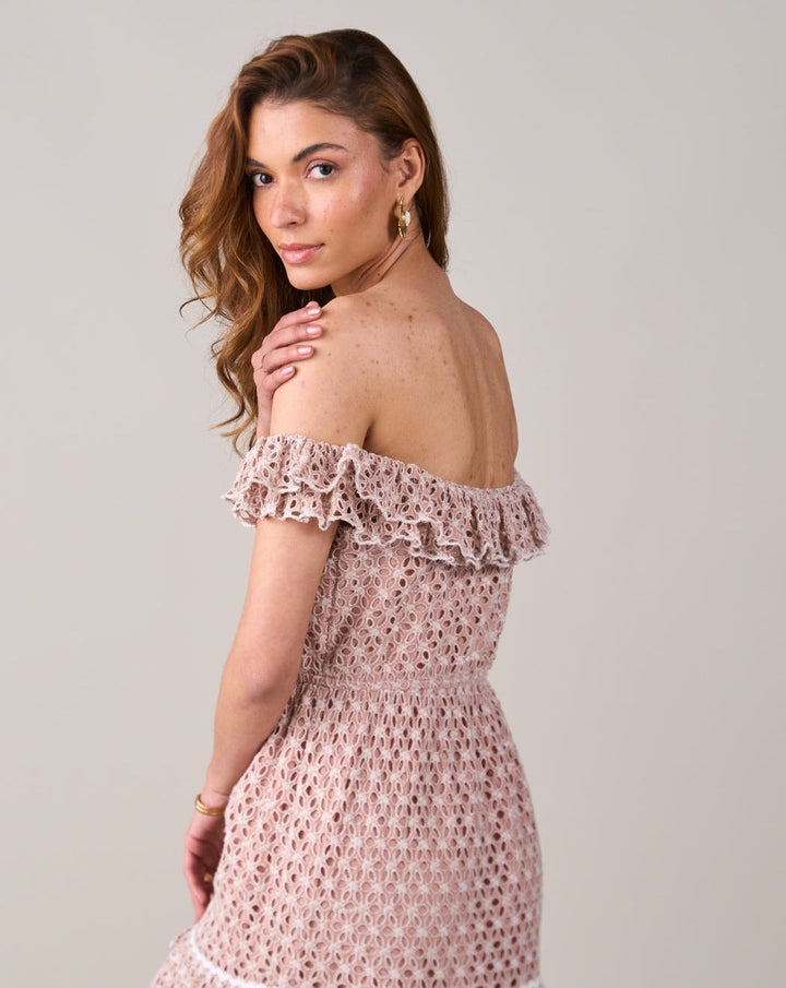 Tushita Mehta In Our Elsa Schiffli Dress