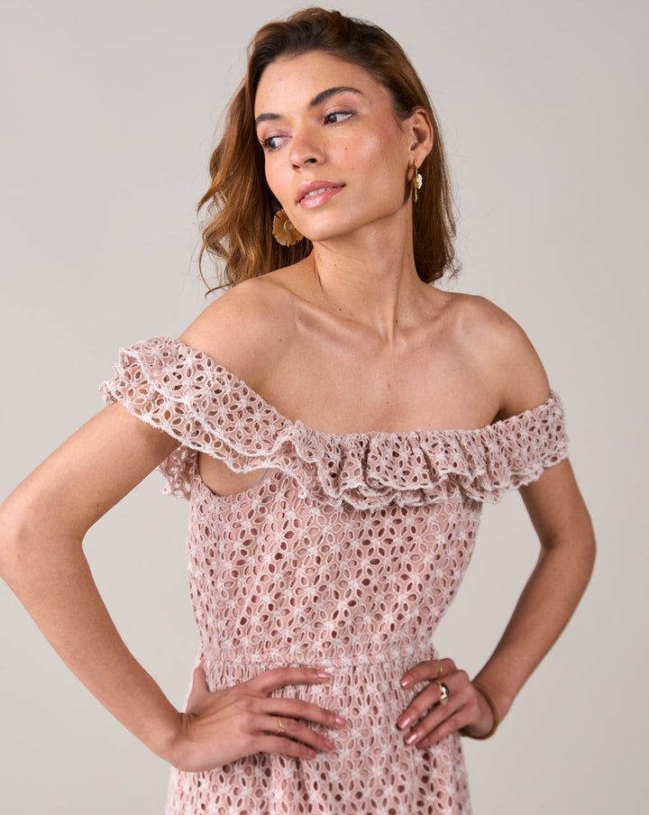 Tushita Mehta In Our Elsa Schiffli Dress