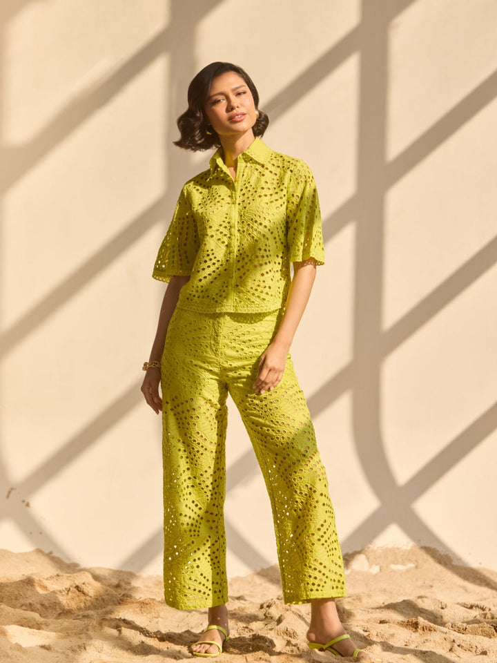 Layla Schiffli Pants