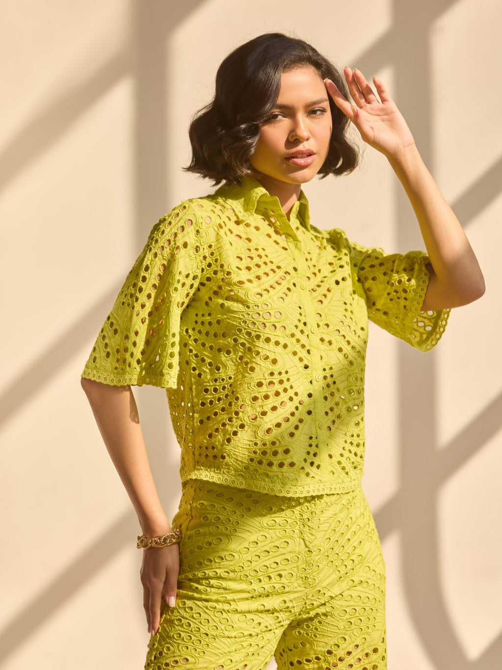 Layla Schiffli Shirt