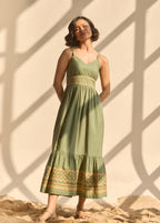Tushita Mehta in Sara Applique Maxi