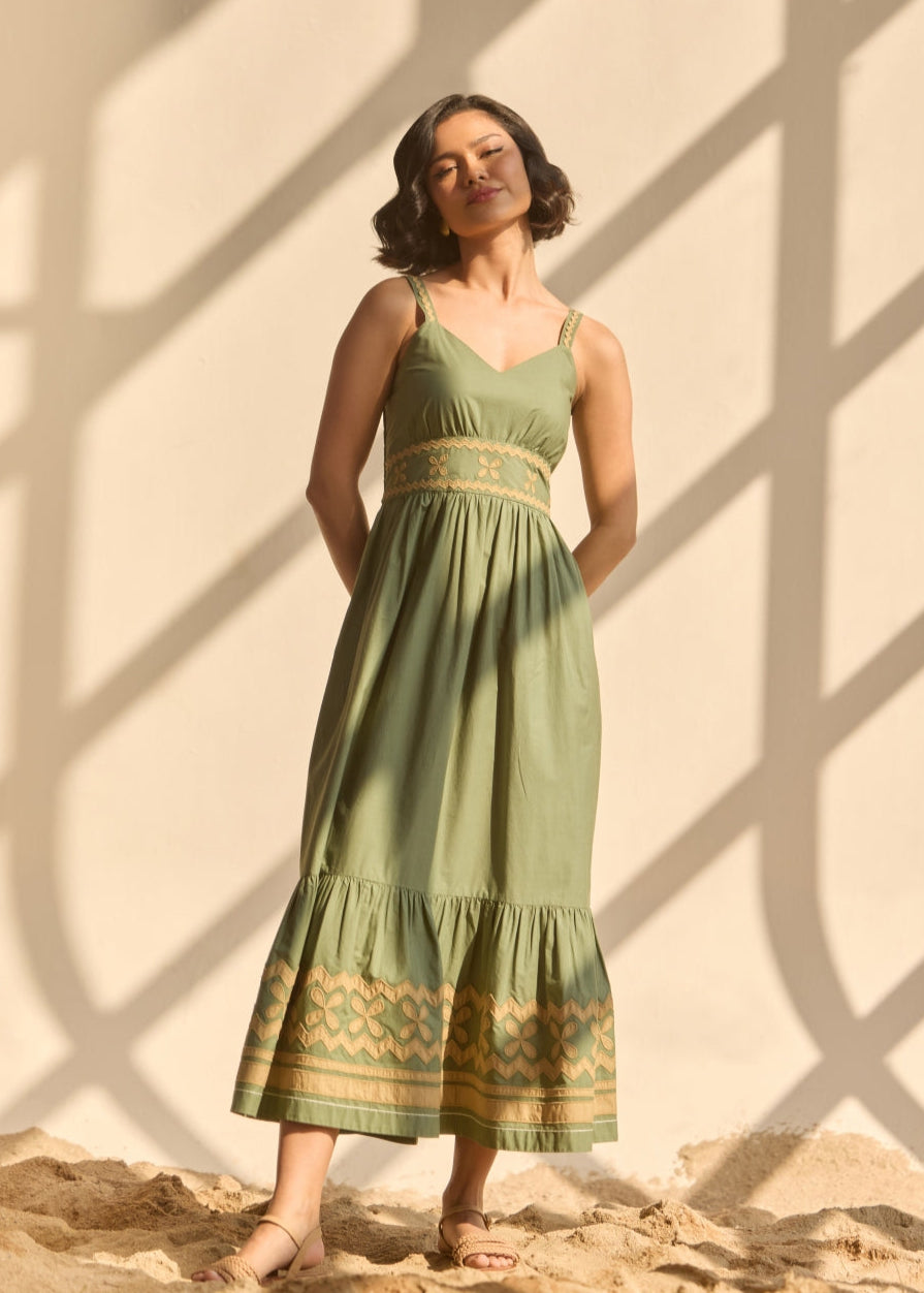 Tushita Mehta in Sara Applique Maxi