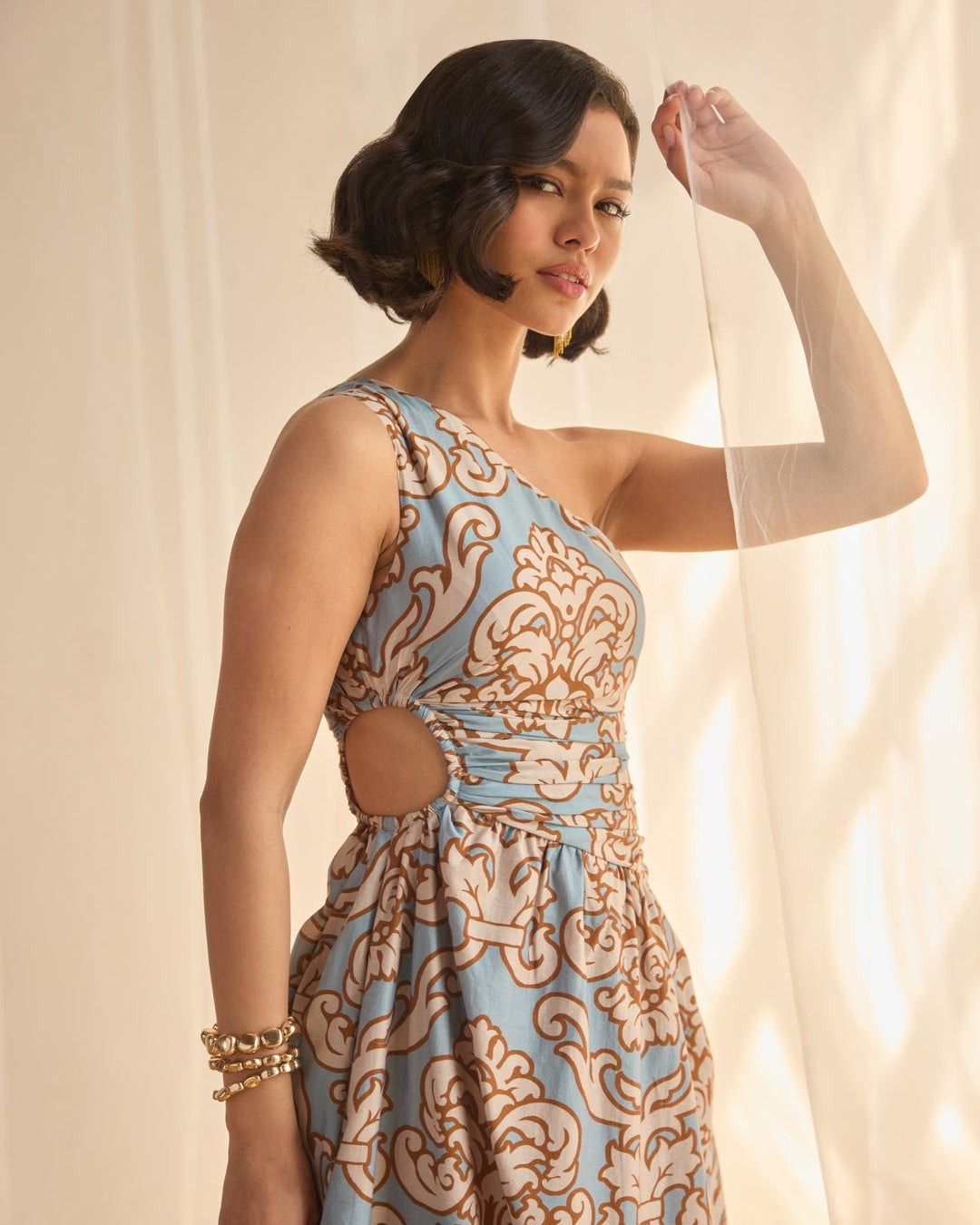Tushita Mehta in our Kiara Printed Dress