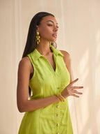 ⁠Kaashni Kapoor in our Jenny Lime Dress