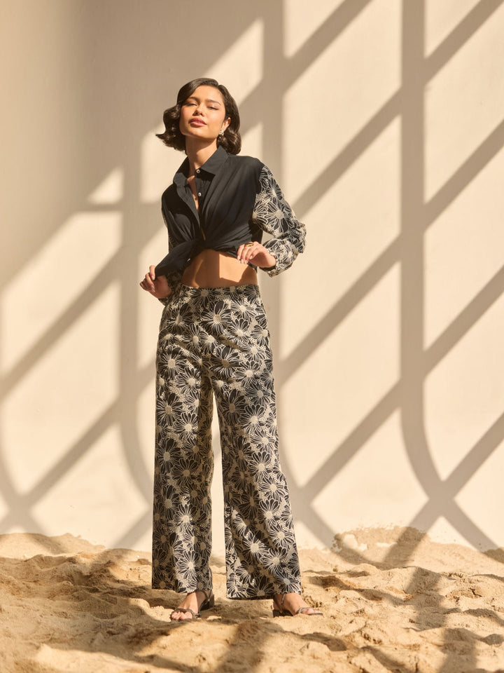 Tushita Mehta in our Anna Schiffli Pants