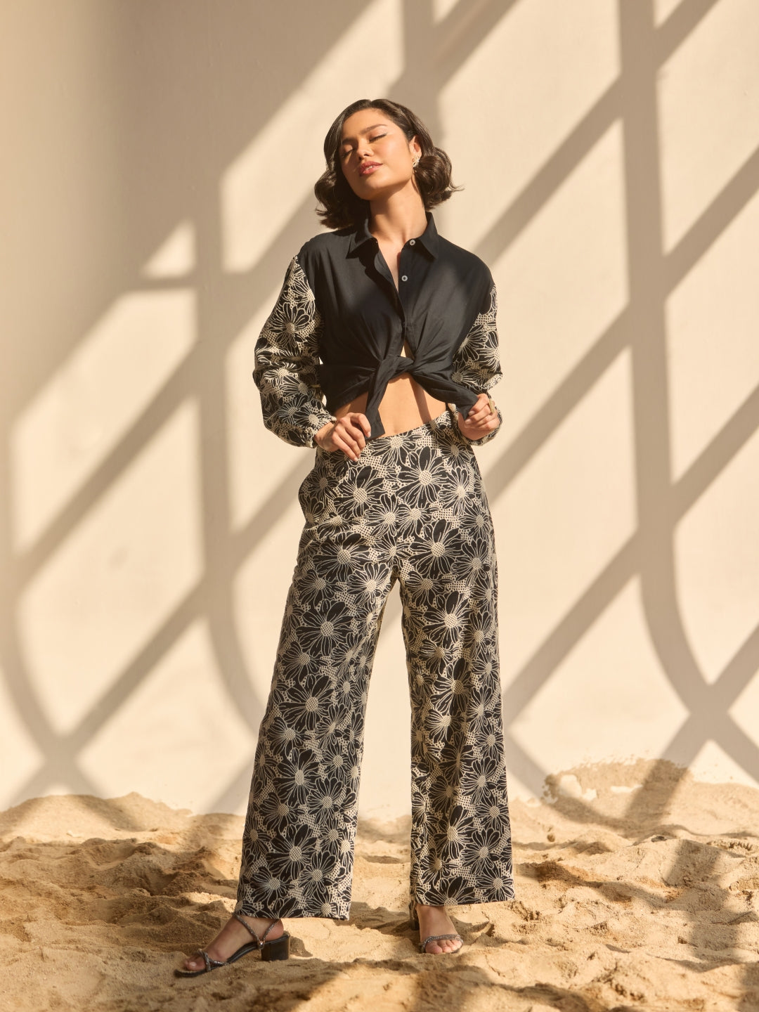 Tushita Mehta in our Anna Schiffli Pants