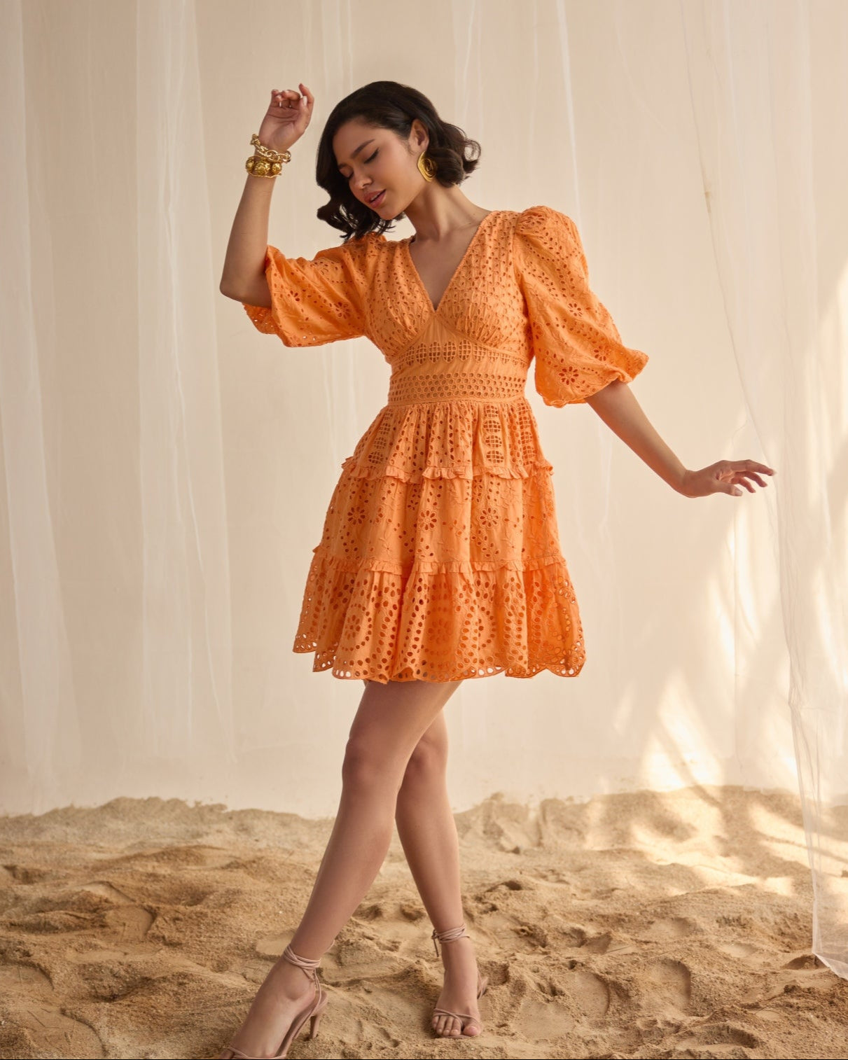 Serena Schiffli Dress