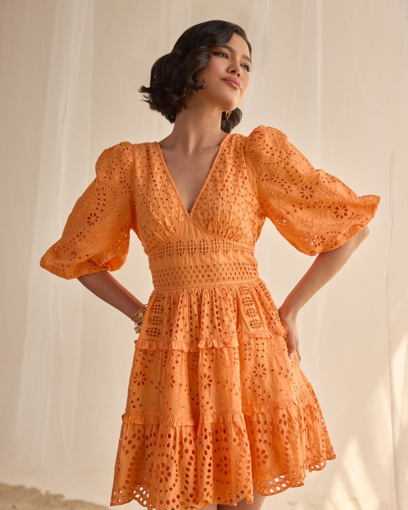 Serena Schiffli Dress