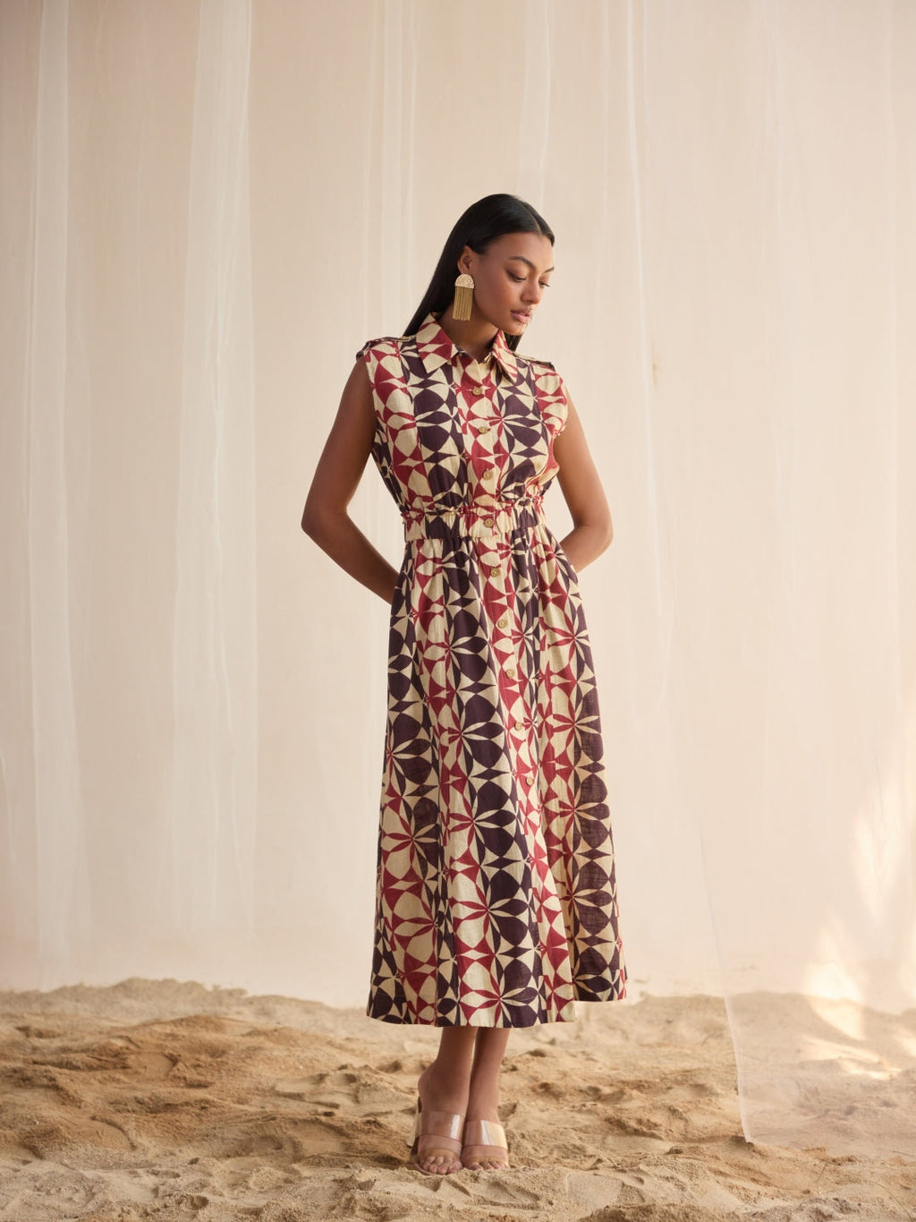 Stephanie Printed Dress