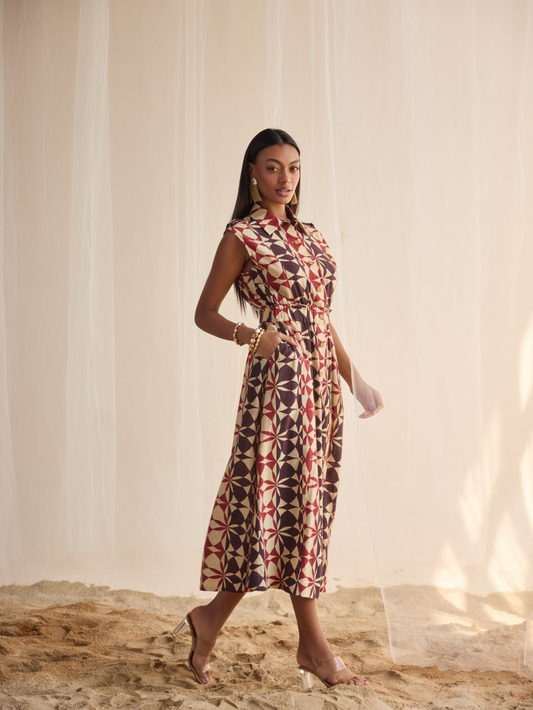 Stephanie Printed Dress