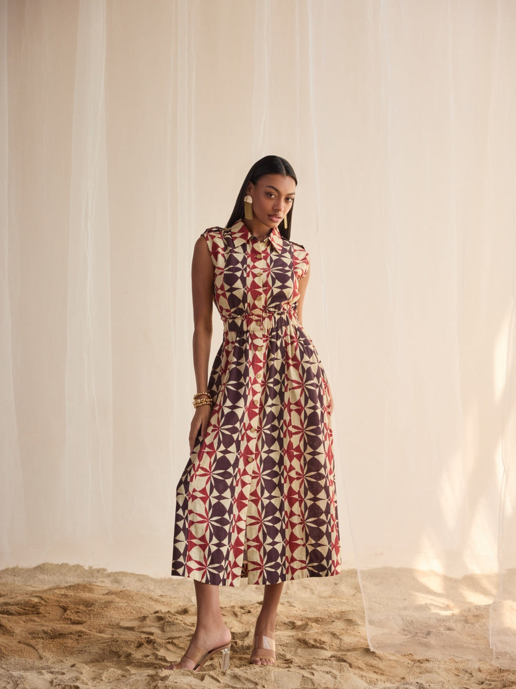 Stephanie Printed Dress