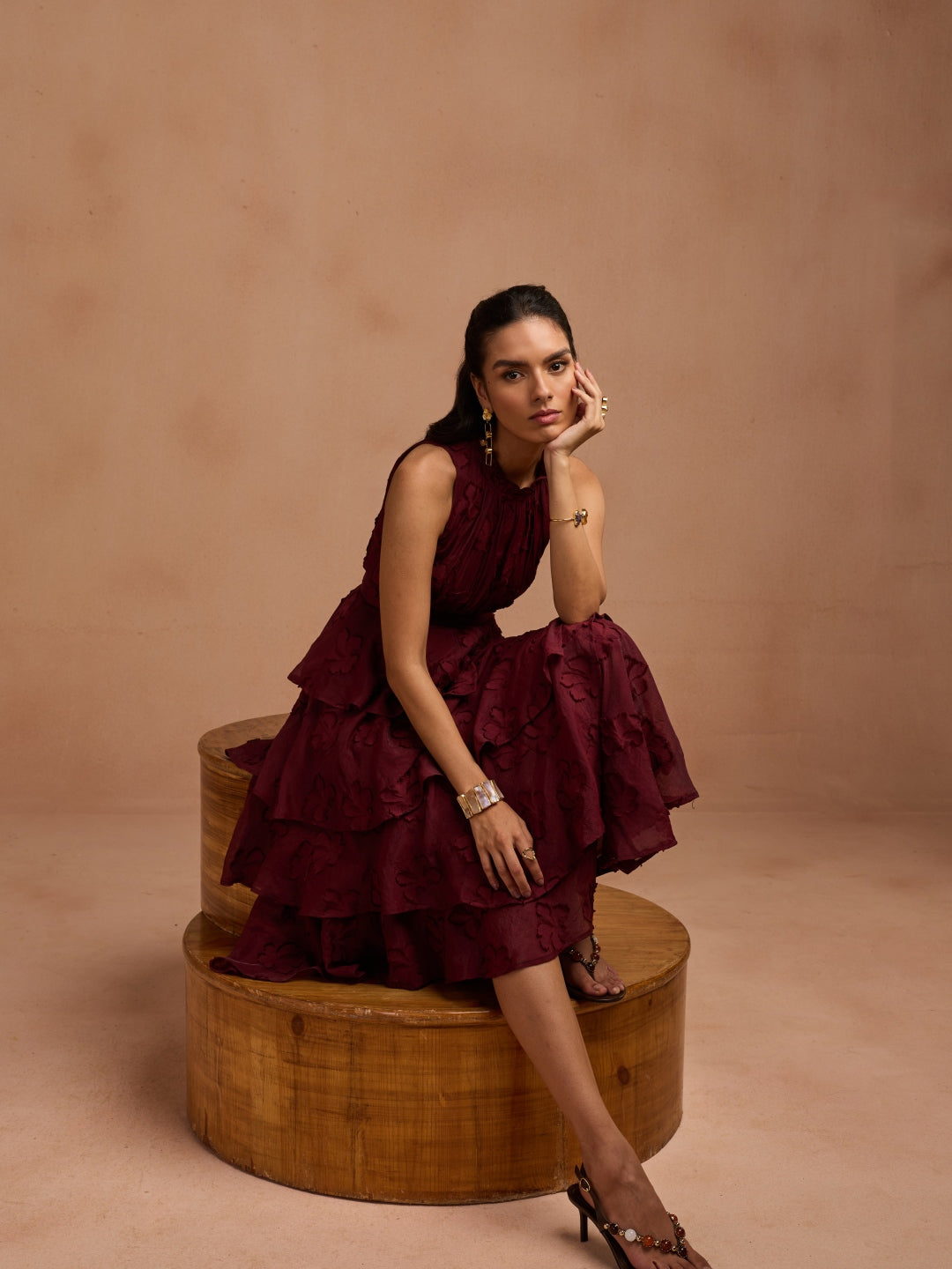 Giselle Jacquard Dress