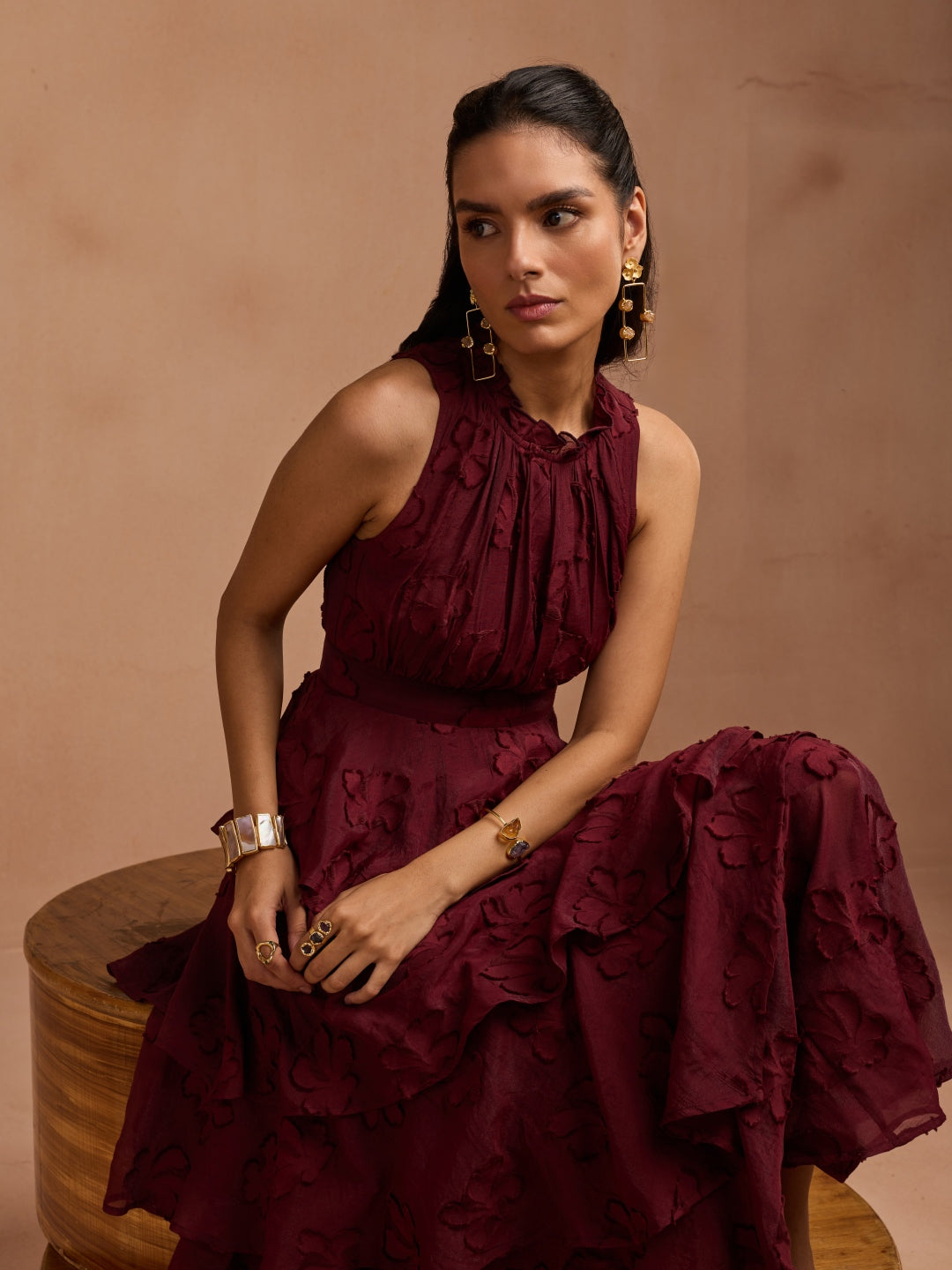 Giselle Jacquard Dress