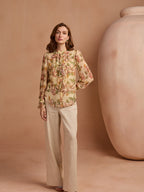 Kiara Ruffle Chiffon Top