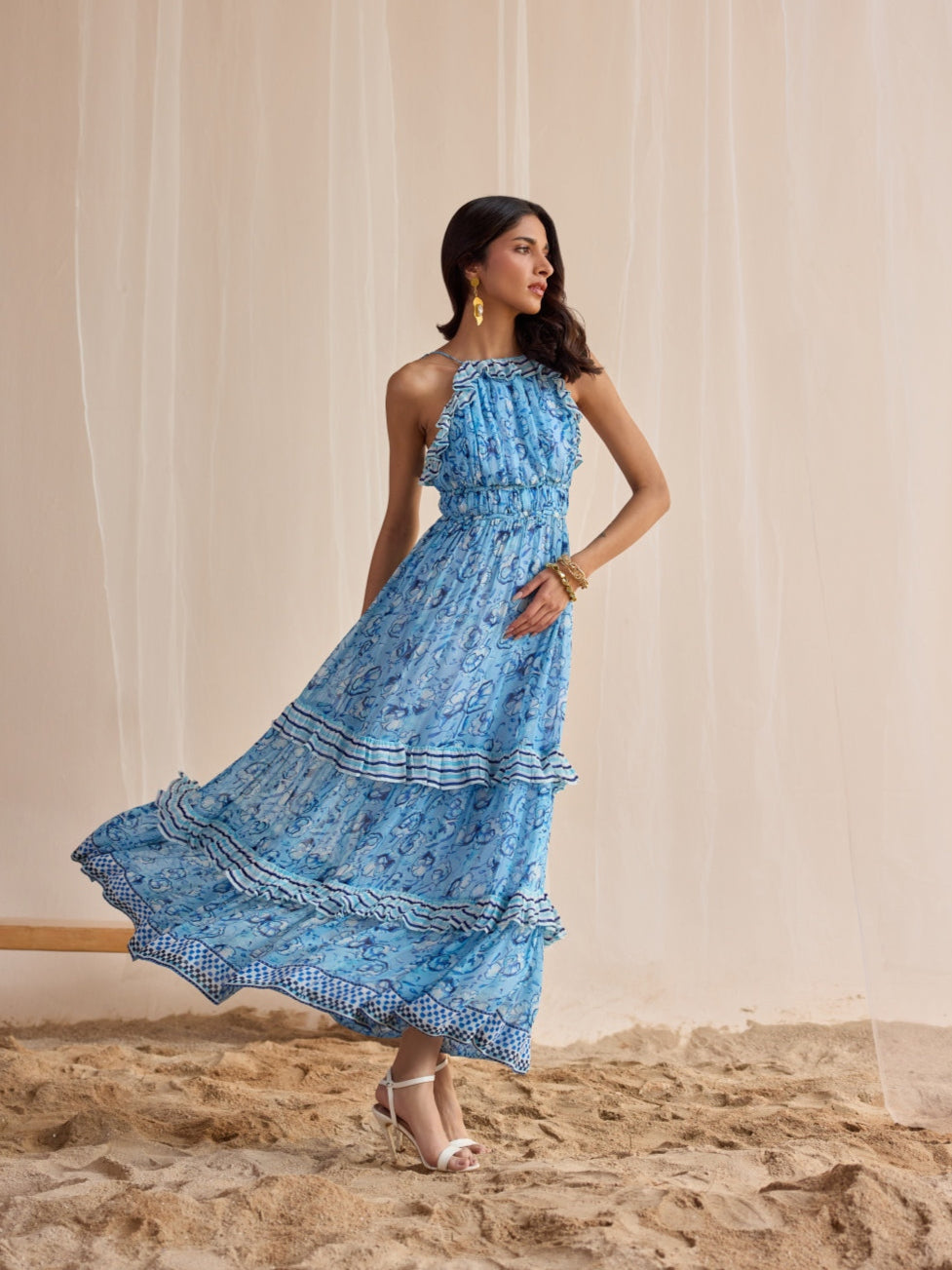 Radhica Diwan in our Laura Printed Maxi