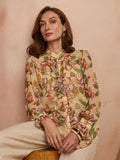 Kiara Ruffle Chiffon Top