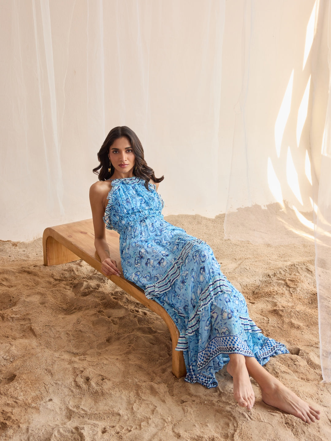 Radhica Diwan in our Laura Printed Maxi