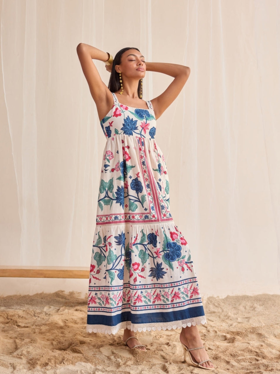 Tushita Mehta in Kaitlyn Printed Maxi