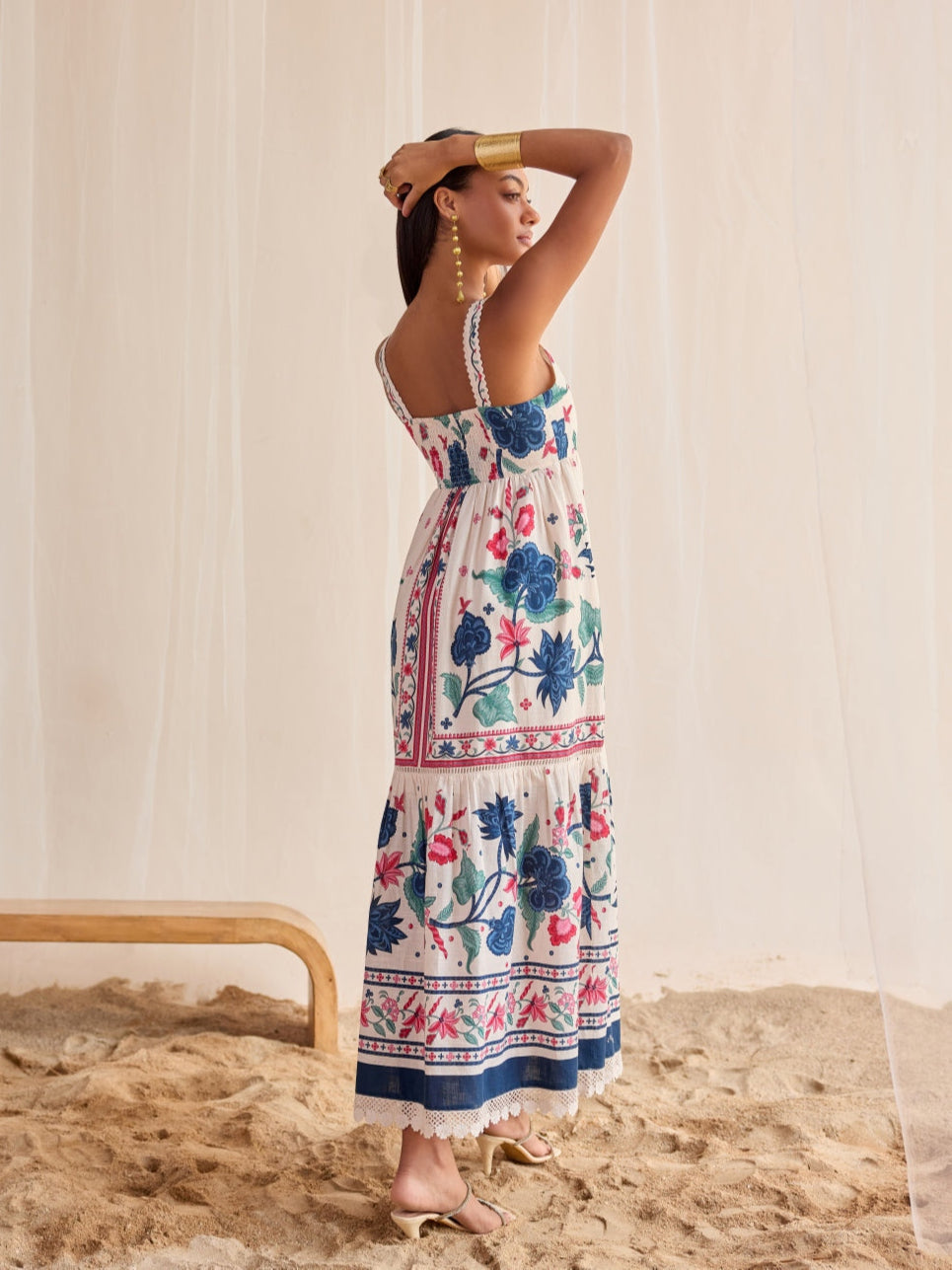 Tushita Mehta in Kaitlyn Printed Maxi