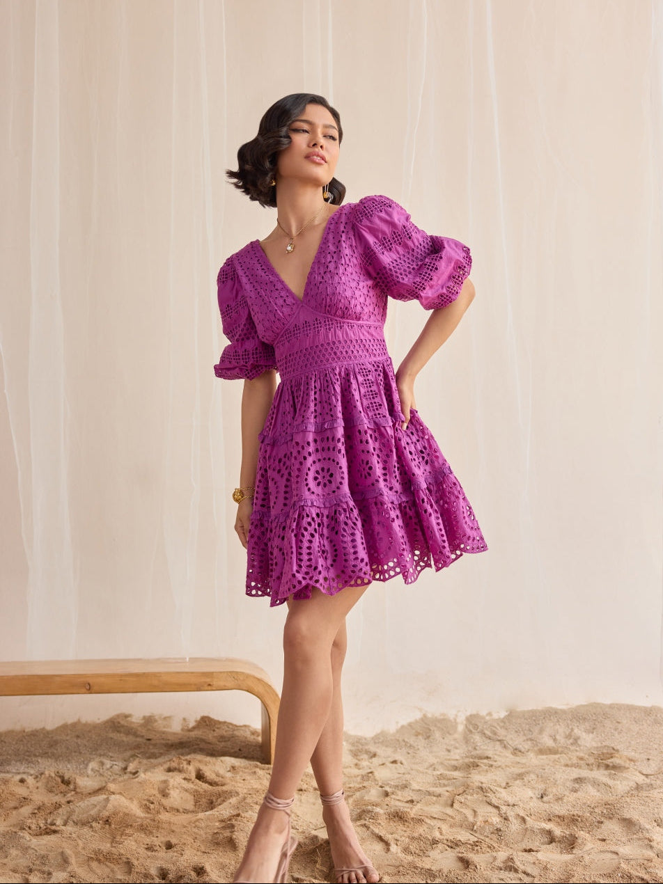 Serena Schiffli Dress