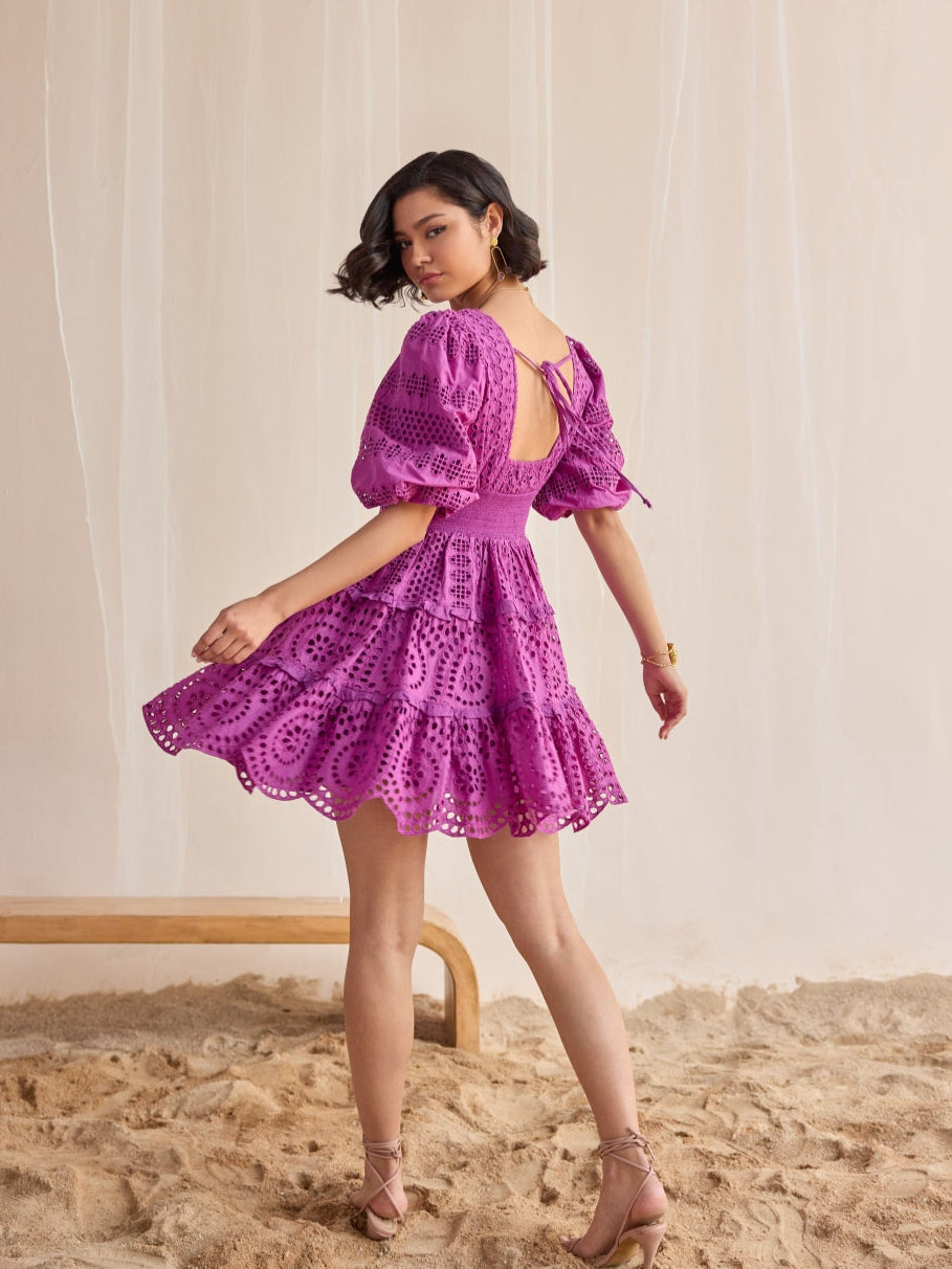 Serena Schiffli Dress