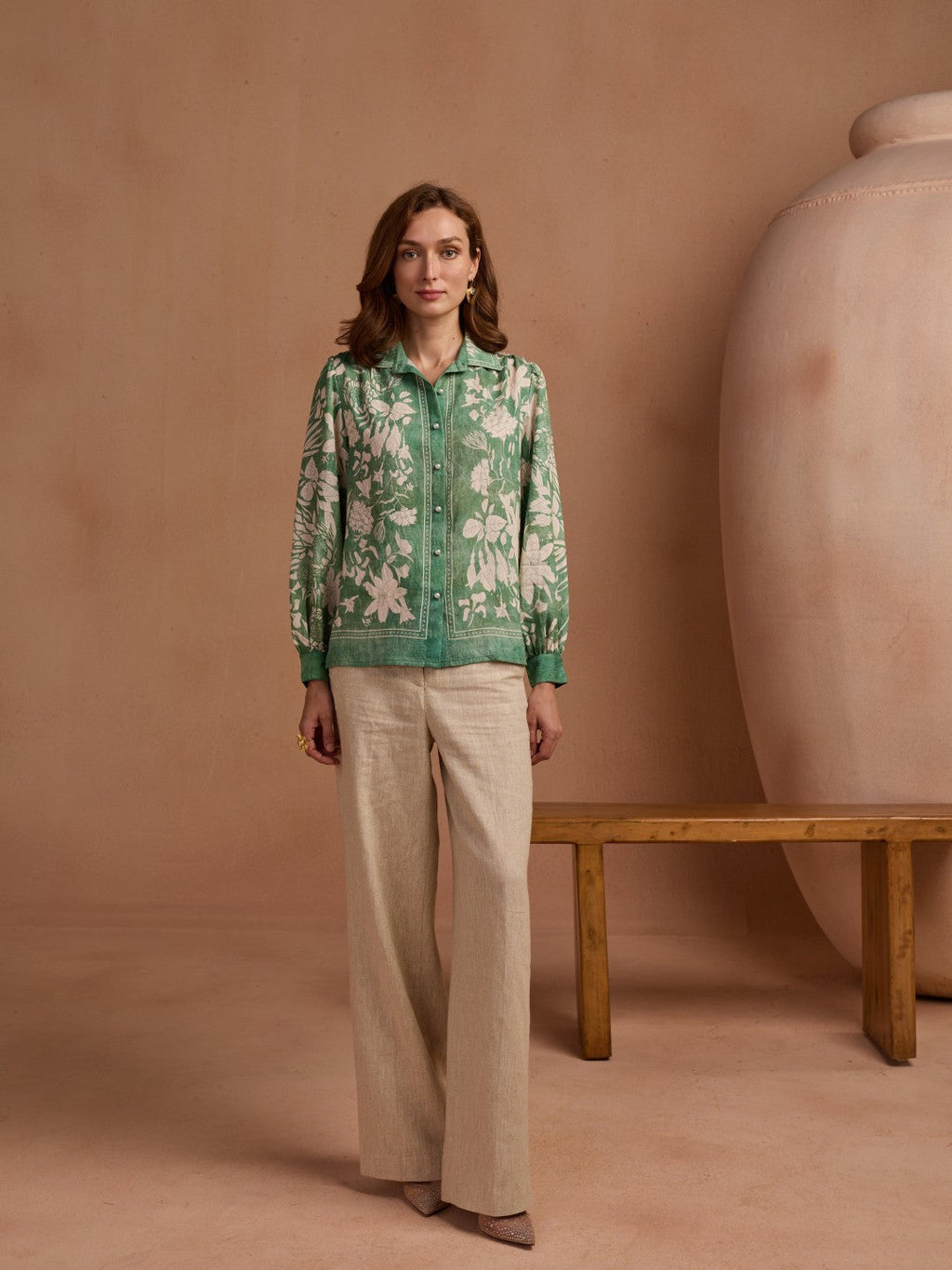 Stephanie Printed Blouse
