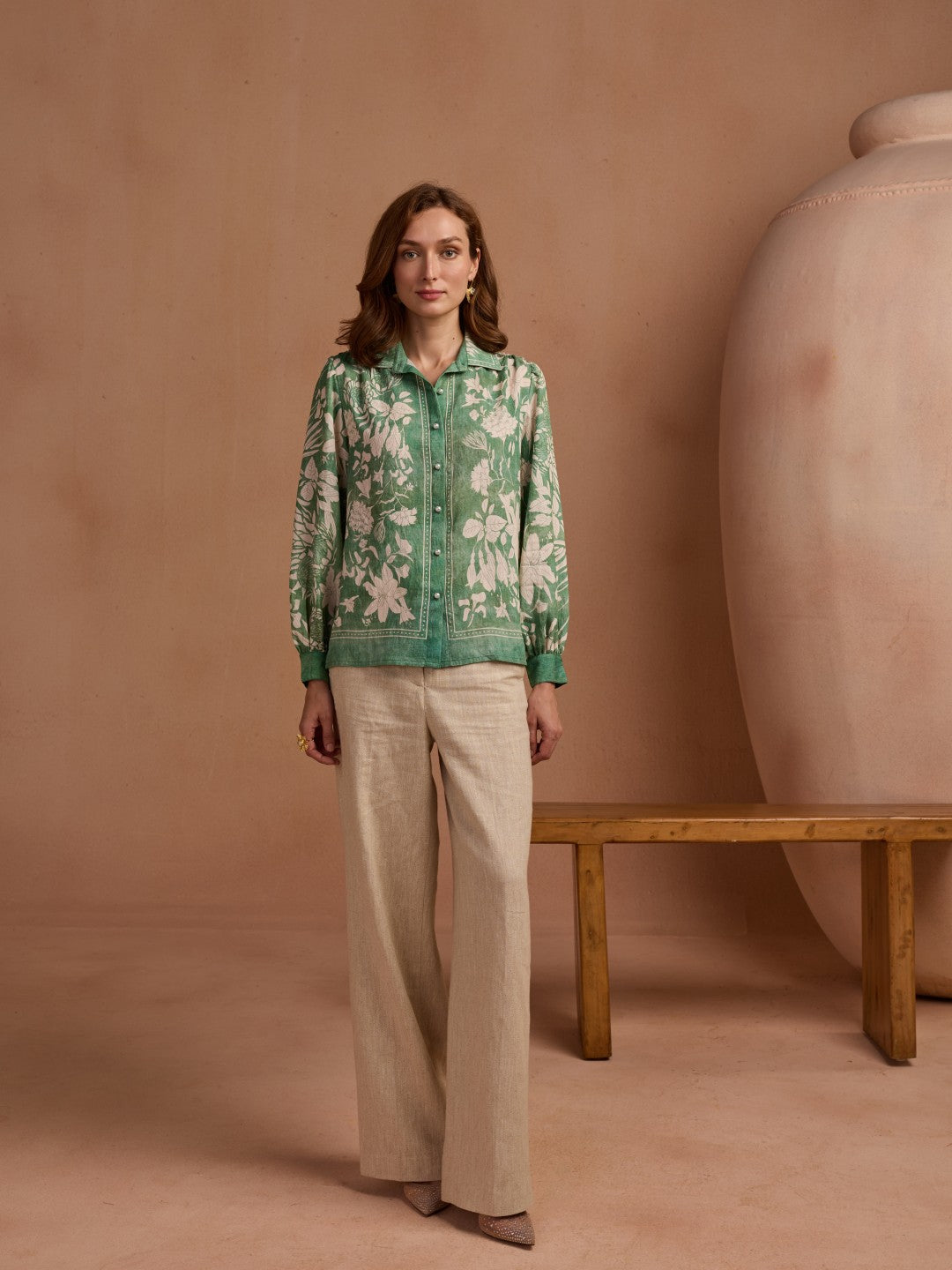 Stephanie Printed Blouse