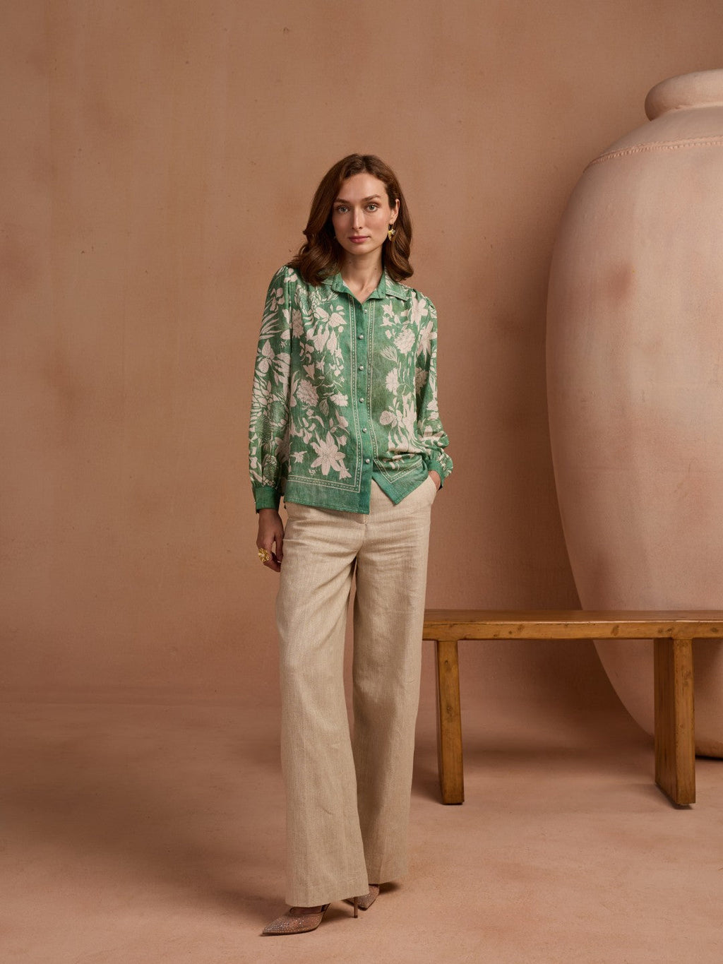 Stephanie Printed Blouse