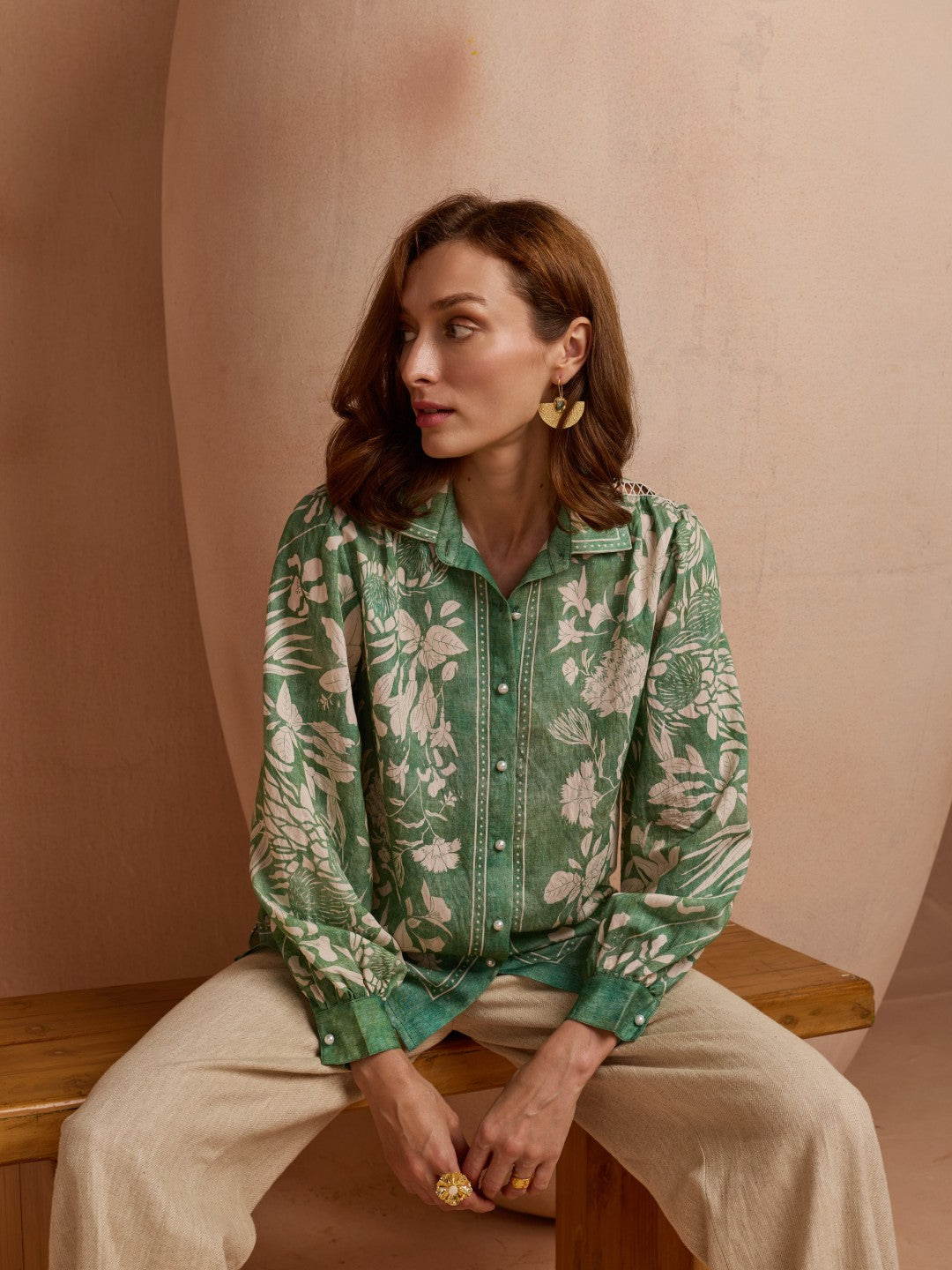 Stephanie Printed Blouse