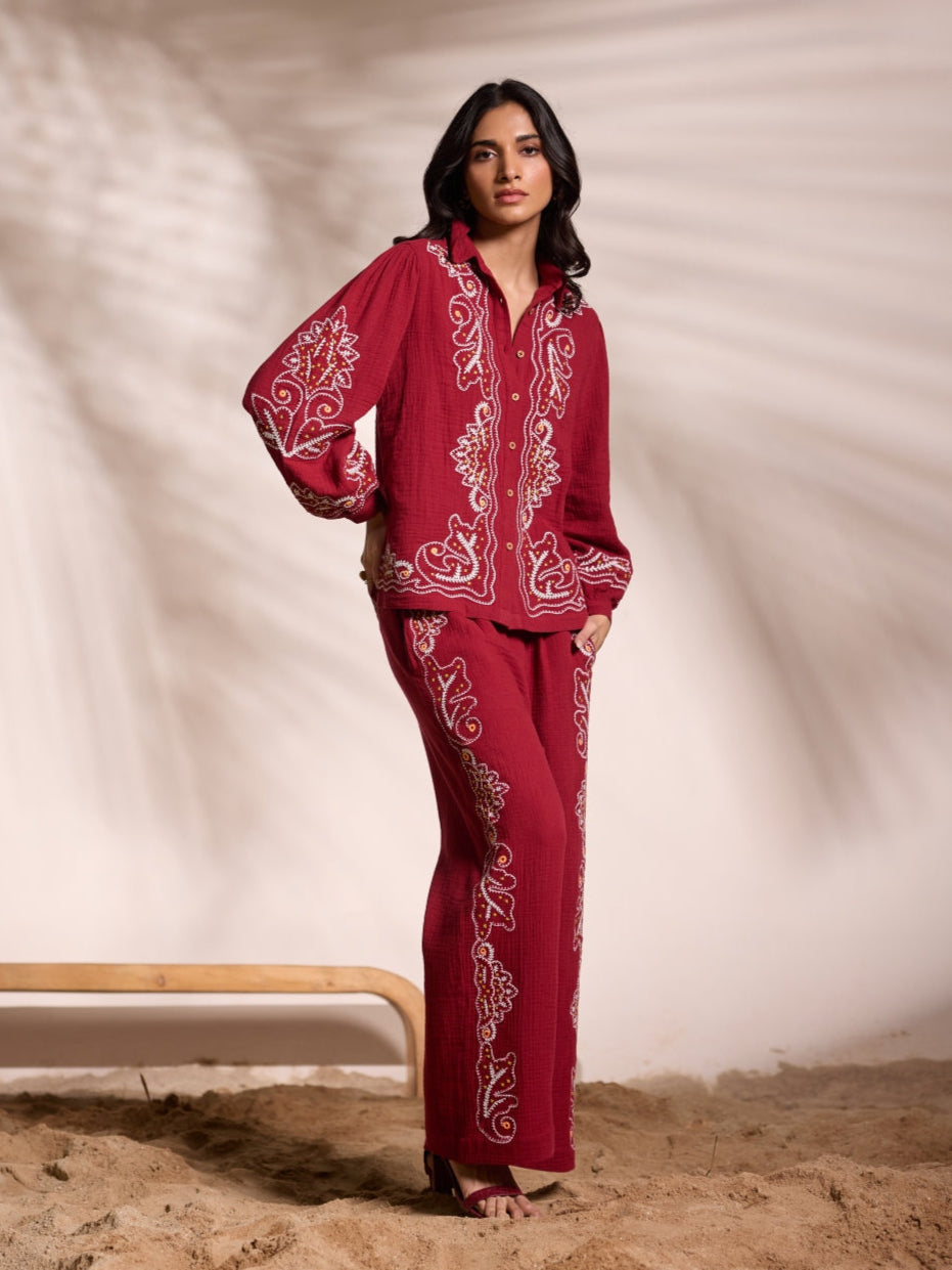 Jemma Embroidered Pants