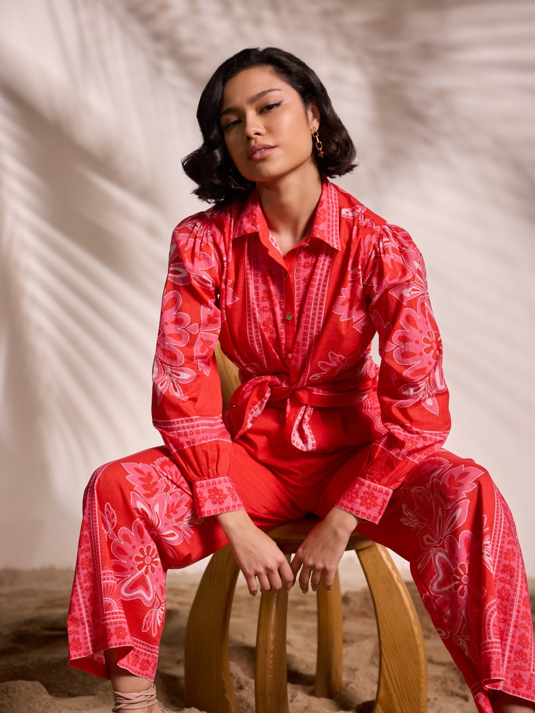 Radhica Diwan in our Sofia Printed Blouse