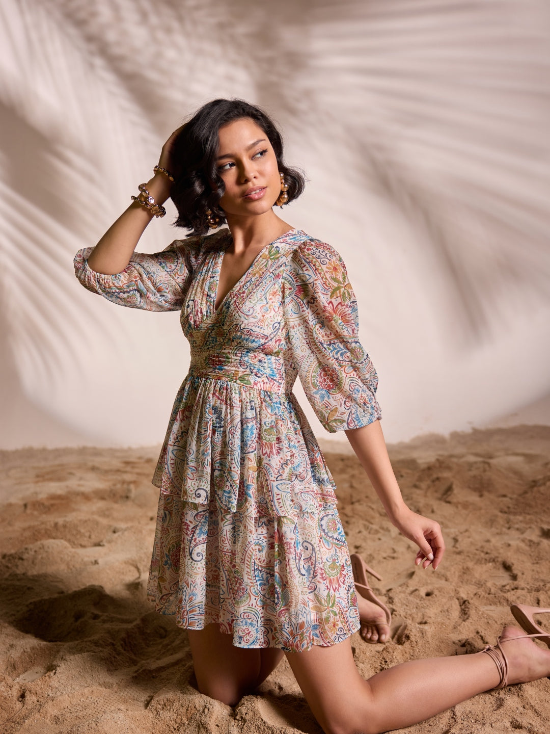 Kaashni Kapoor in our Callie Printed Dress