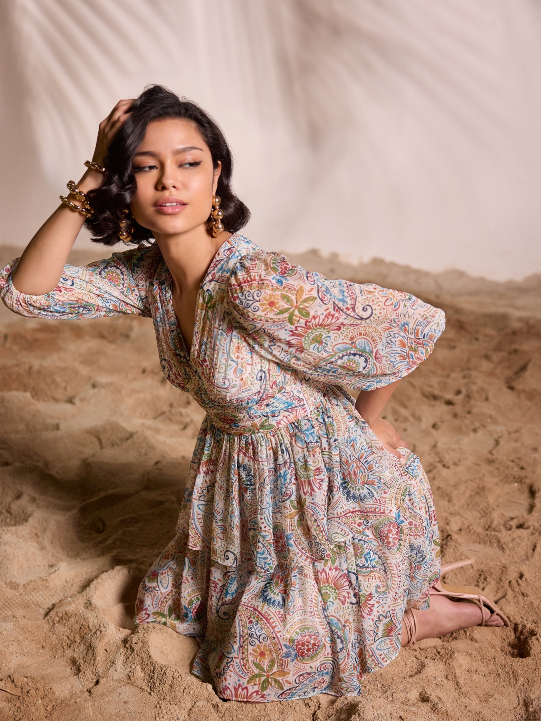 Callie Printed Dress