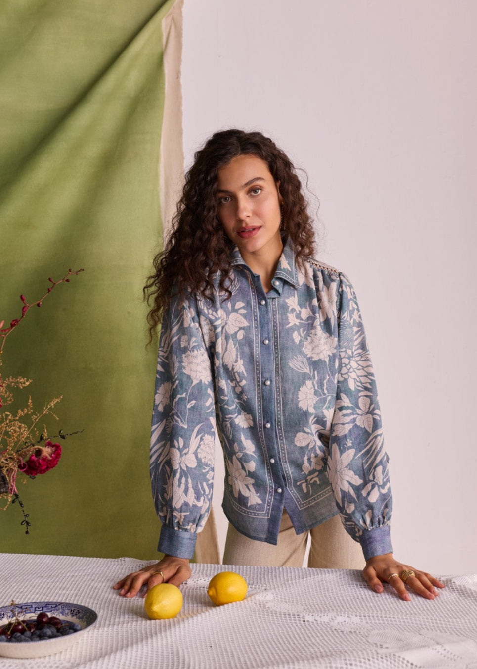 Stephanie Printed Blouse