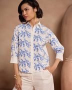 Faye Floral Embroidered Shirt