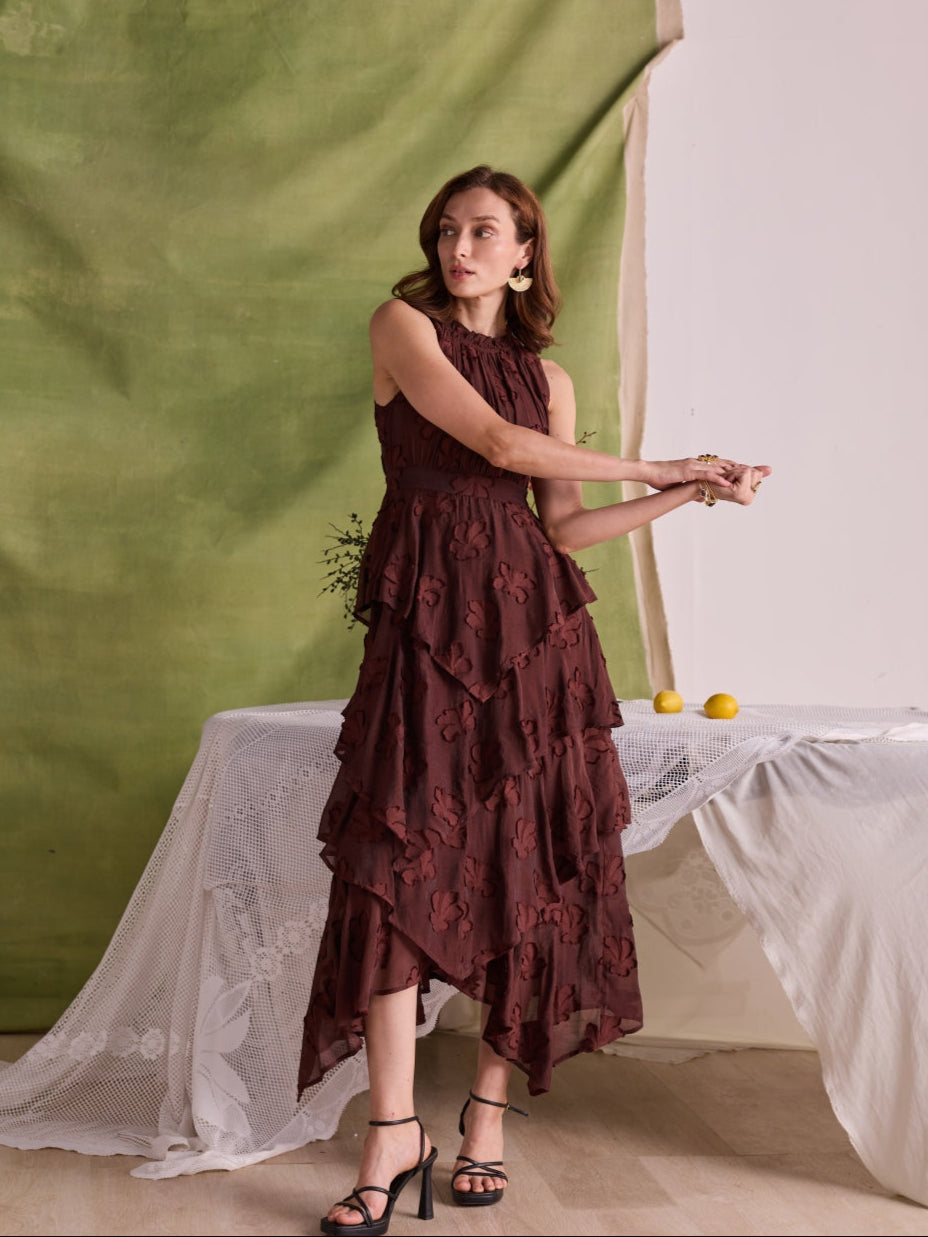 Giselle Jacquard Dress