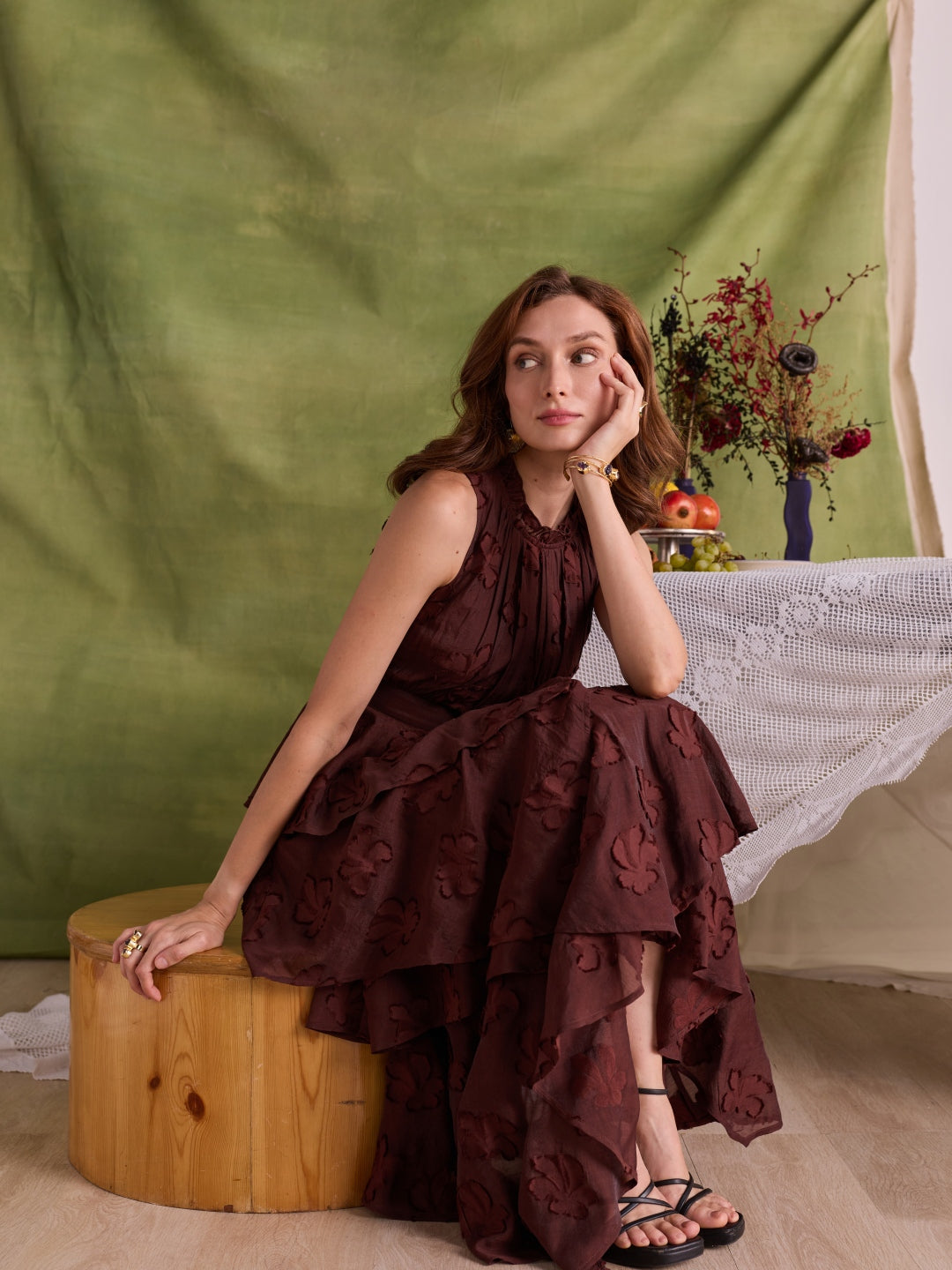 Giselle Jacquard Dress