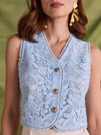 Tushita Mehta in our Natalie Lace Top