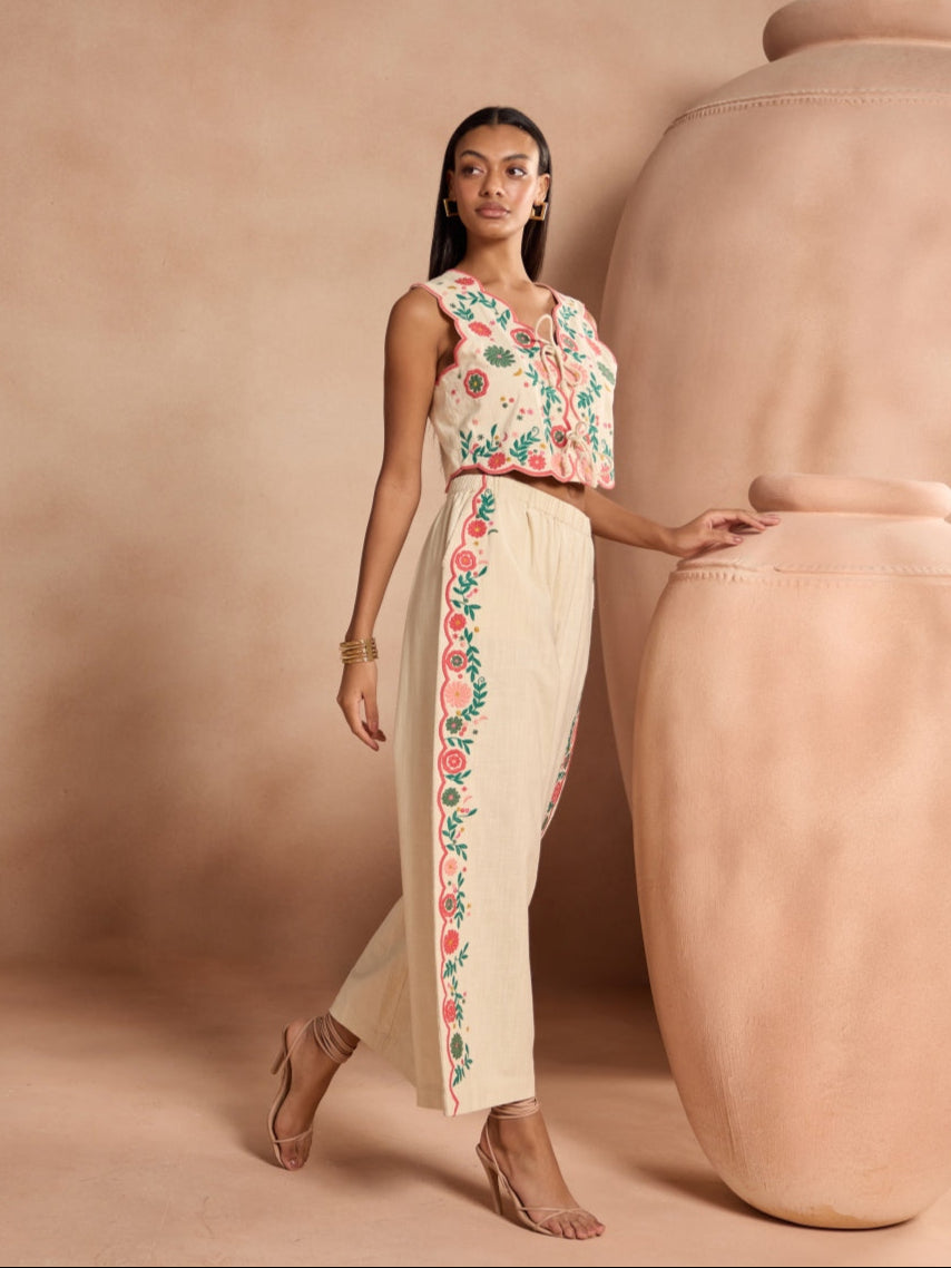 Margot Embroidered Top