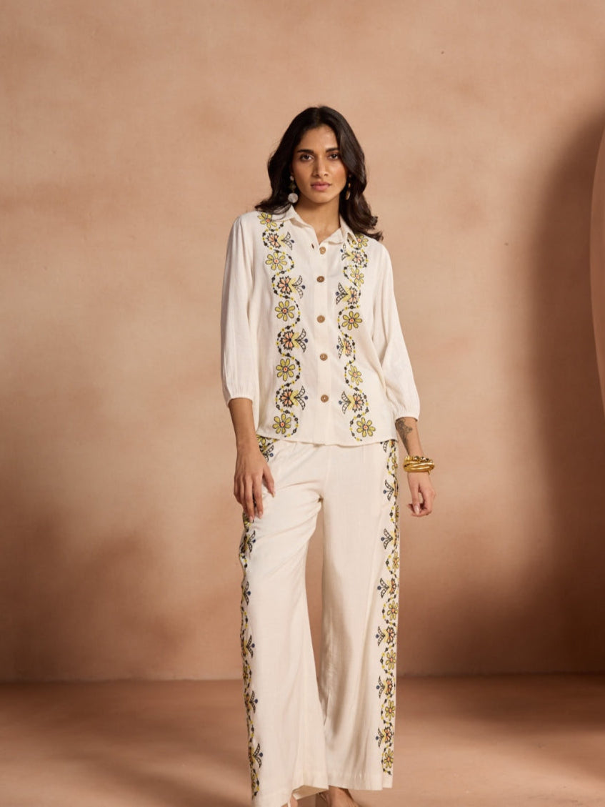 Rhea Embroidered Pants